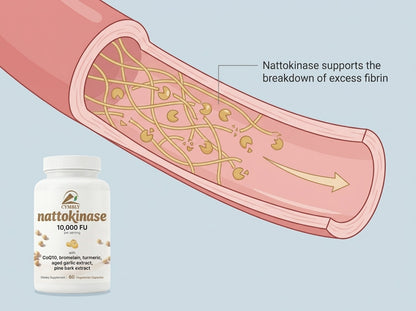 CYMBLY Circulation Protocol - Nattokinase 10,000 FU
