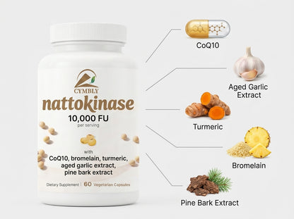 CYMBLY Circulation Protocol - Nattokinase 10,000 FU