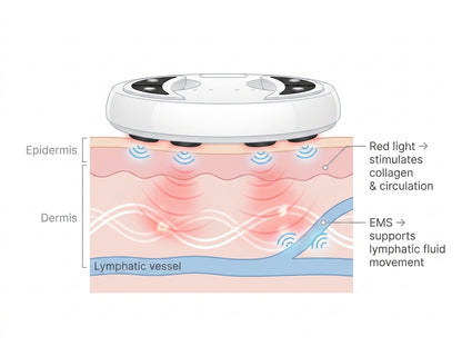 CYMBLY Reveil – Red Light + EMS Under Eye Patches